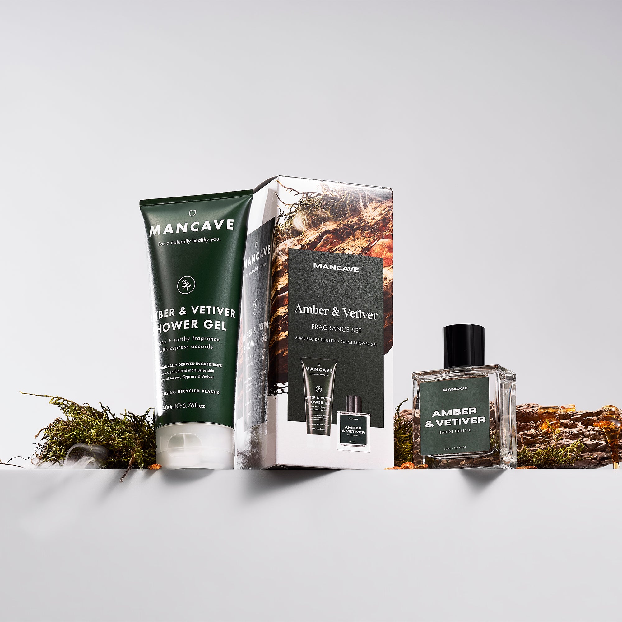 Amber & Vetiver Fragrance Duo
